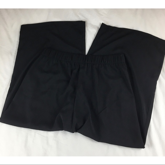 ZARA Black Flowy Bottoms - Picture 8 of 8